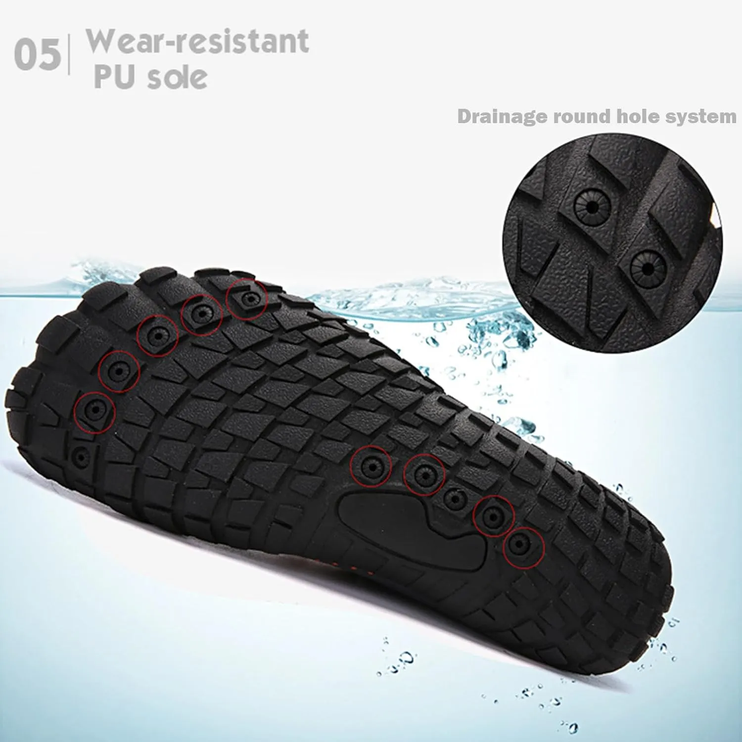 Water Shoes Quick Dry Men's Fashion Lightweight Breathable Sneakers Women Travel Outdoor Hiking Walking Shoes Climbing Sneakers
