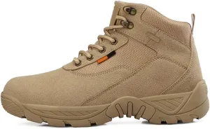 Waterproof Hiking Shoes Men Lightweight, Anti Slip Outdoor Ankle Boots Breathable, Activity Hiking Walking Shoes for Mens