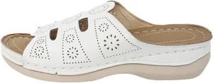 Wedge Sandals for Women Hollow Out Arch Support Sandals Elegant Dressy Low Heel Sandal Casual Summer Open Toe Slip on Lightweight Walking Shoes Boho Beach Vacation Shoes