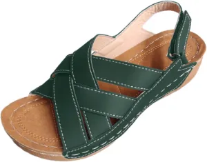 Wedge Sandals for Women Summer Orthopedic Comfort Walking Shoes Wide Width Platform Shoes Beach Outdoor Roman Sandals