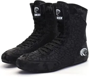 Women Men Wrestling Shoes Fashion Boxing Gym Trainers High Top Weightlifting Fitness Sneakers Comfortable Bodybuilding Shoes