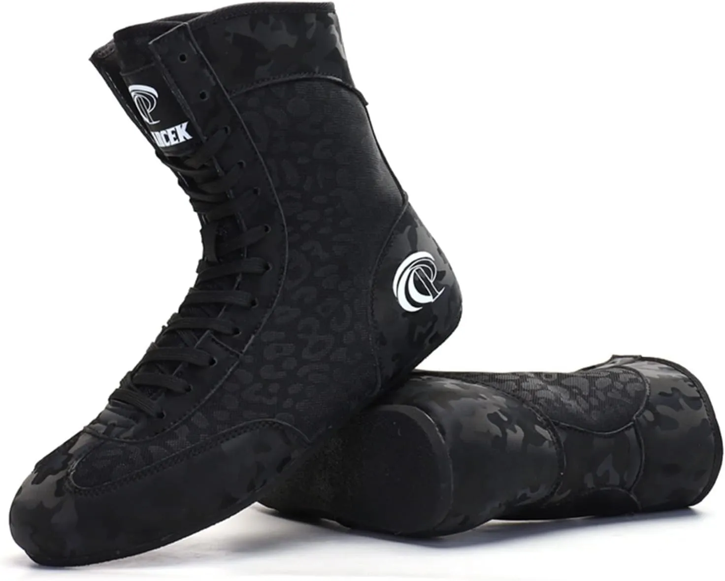 Women Men Wrestling Shoes Fashion Boxing Gym Trainers High Top Weightlifting Fitness Sneakers Comfortable Bodybuilding Shoes