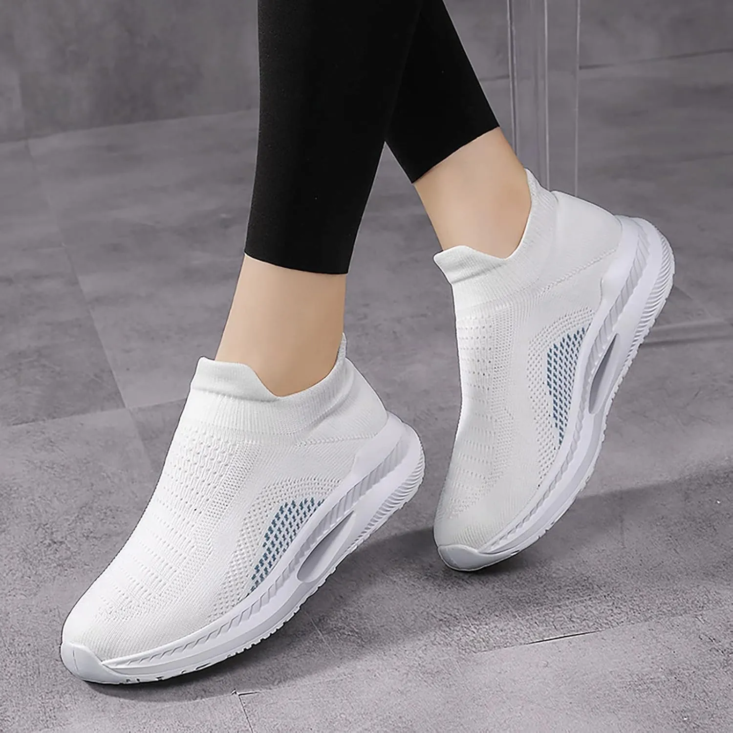 Women Sneakers Zapatos Negros Para Mujer Deportivos Womens Basketball Shoes Size 8 White White Sneakers for Women Slip On Zapatillas Elegantes De Tacon Para Mujer Blancas