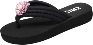 Womens Comfortable Slide Sandals Flat Open Toe Slip On Summer Beach Leather Adjustable Double Strap Dressy Vacation Sandals