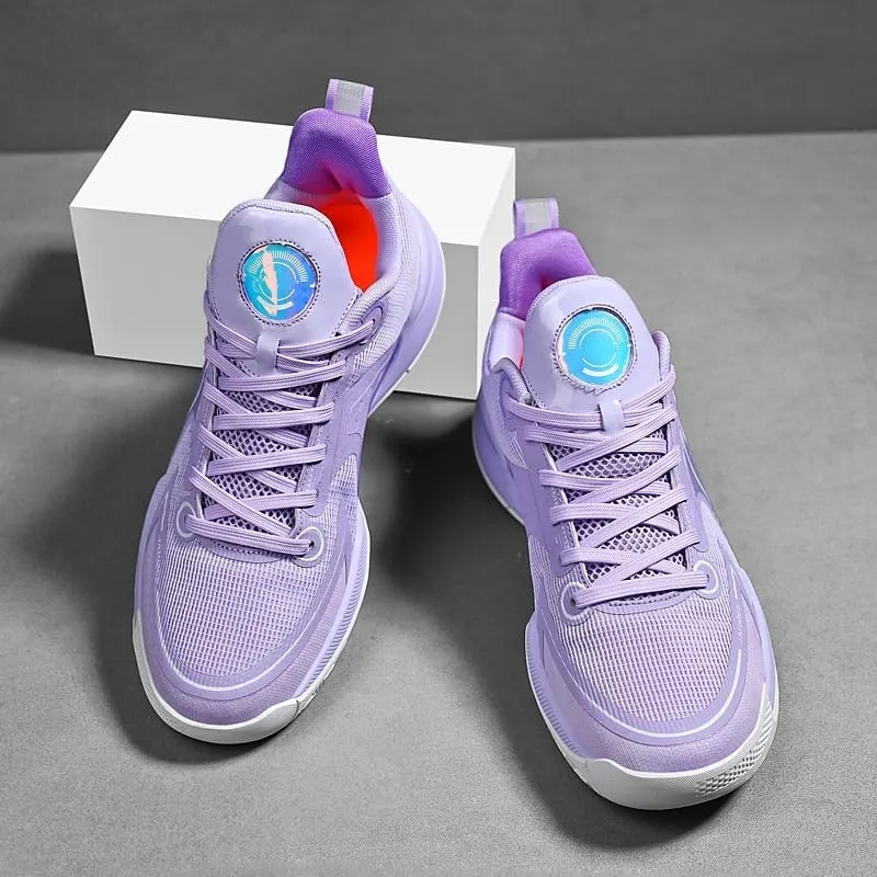 Womens Mens Basketball Shoes Fashion Neutral High Rebound Sport Shoes Breathable Anti Slip Sneakers Running Walking Tennis Shoes