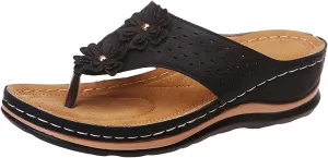 Womens Orthopedic Sandals with Arch Support Walking Shoes Comfortable Plantar Fasciitis Relief Adjustable Thick Sole Summer Beach Casual Outdoor Slides