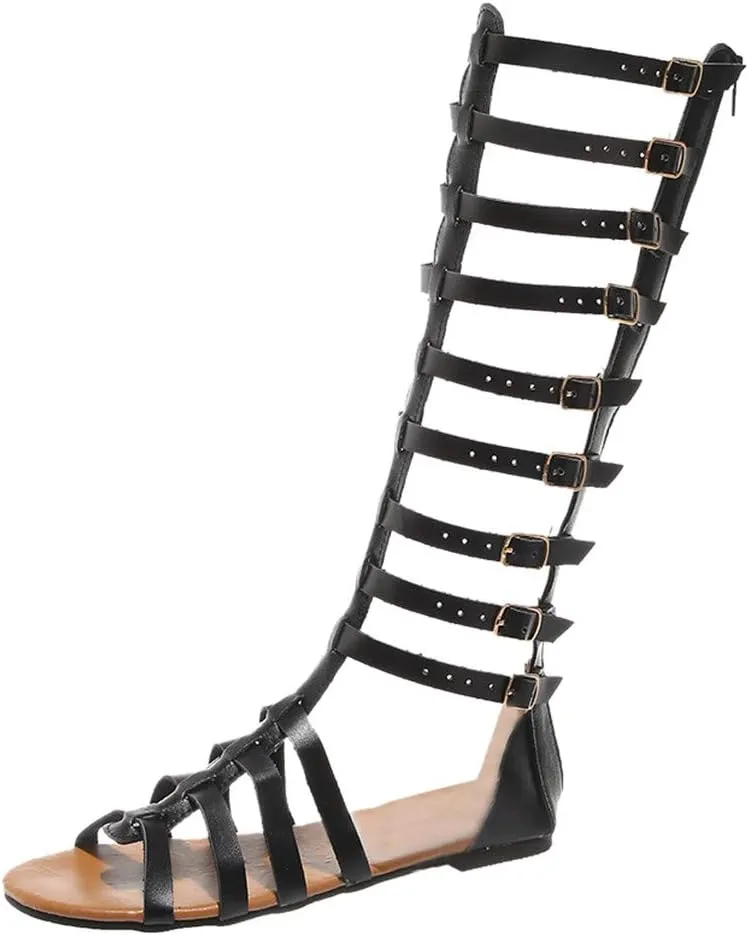 Womens Platform Wedge Sandals With Arch Support Thick Foam Sole Adjustable Buckle Lightweight Summer Beach Casual Comfort Footwear Orthopedic Shoes for Women