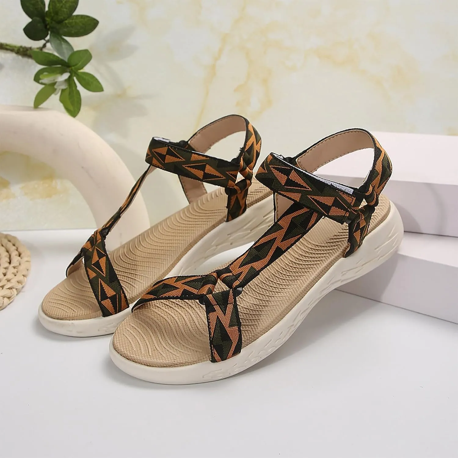 Womens sandals comfortable Sport Sandals Outdoor Hiking Sandals with Arch-Support Hiking Water Sandals