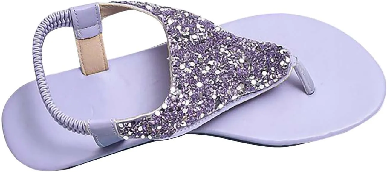 Womens Sandals Shoes Walking Sandal Non Slip Casual Summer Beach Shoes Dress Women's Fashion Flip Flop